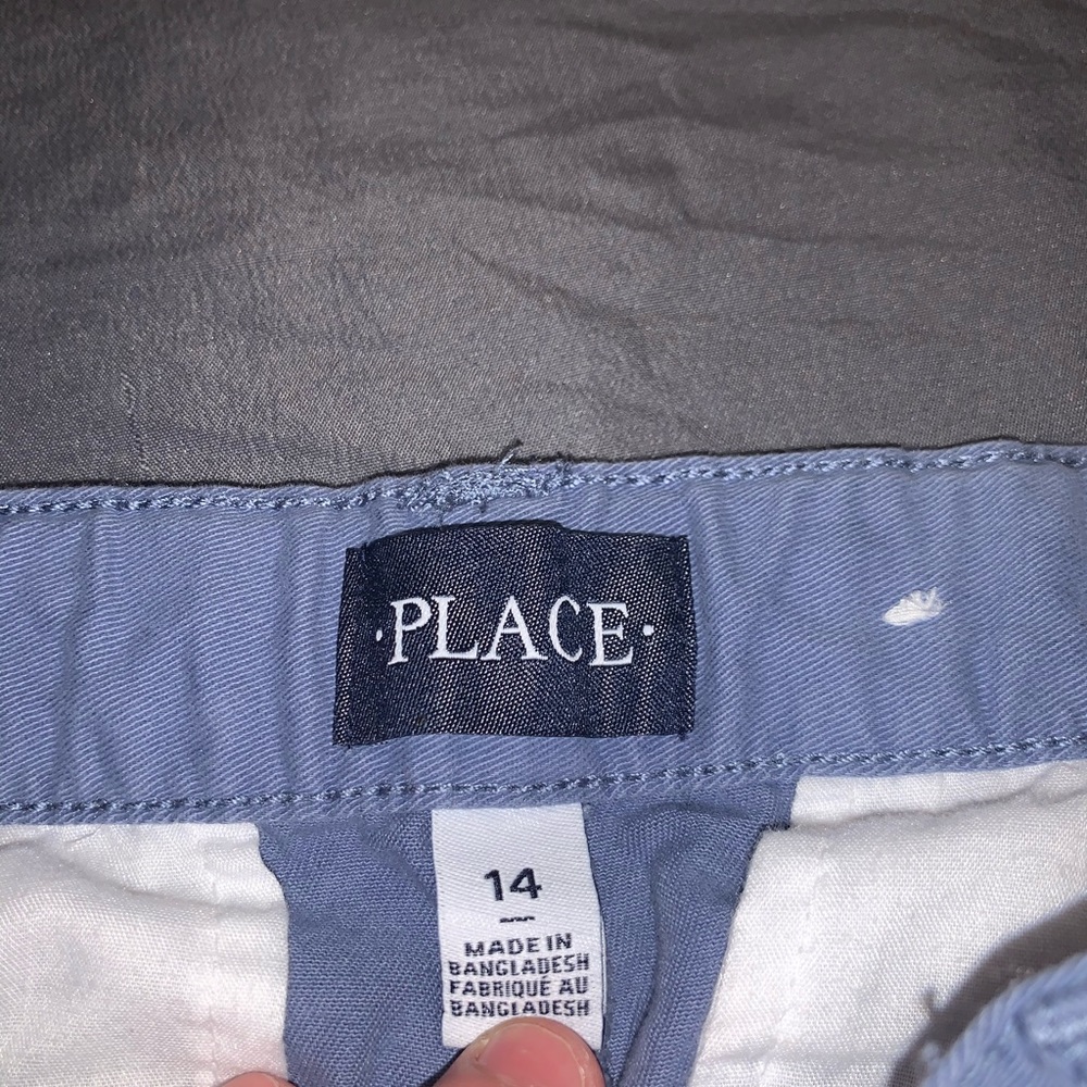 Boys 14 Blue Khaki Shorts